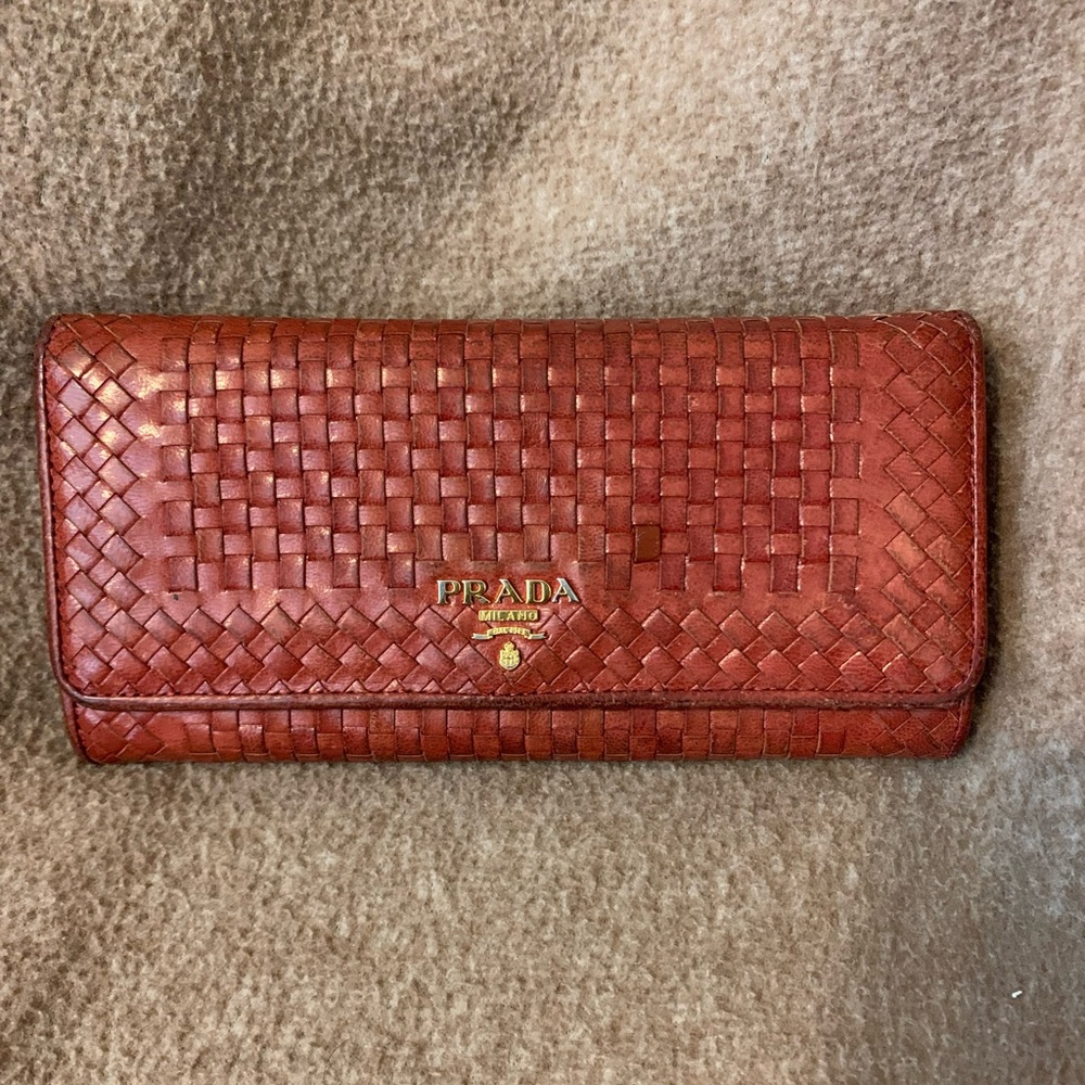 Authentic Prada Leather Wallet